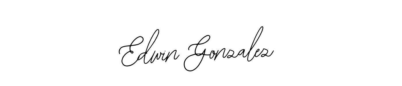 How to make Edwin Gonzalez name signature. Use Bearetta-2O07w style for creating short signs online. This is the latest handwritten sign. Edwin Gonzalez signature style 12 images and pictures png