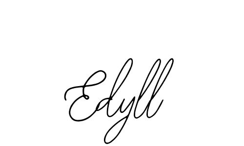 The best way (Bearetta-2O07w) to make a short signature is to pick only two or three words in your name. The name Edyll include a total of six letters. For converting this name. Edyll signature style 12 images and pictures png