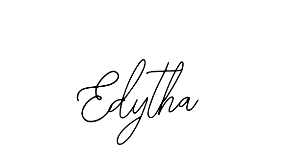 if you are searching for the best signature style for your name Edytha. so please give up your signature search. here we have designed multiple signature styles  using Bearetta-2O07w. Edytha signature style 12 images and pictures png