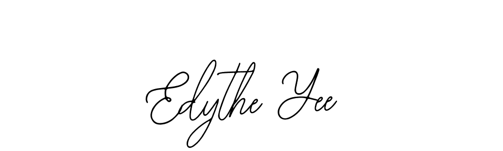 Use a signature maker to create a handwritten signature online. With this signature software, you can design (Bearetta-2O07w) your own signature for name Edythe Yee. Edythe Yee signature style 12 images and pictures png