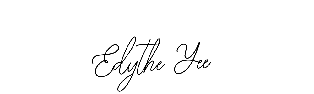 The best way (Bearetta-2O07w) to make a short signature is to pick only two or three words in your name. The name Edythe Yee include a total of six letters. For converting this name. Edythe Yee signature style 12 images and pictures png