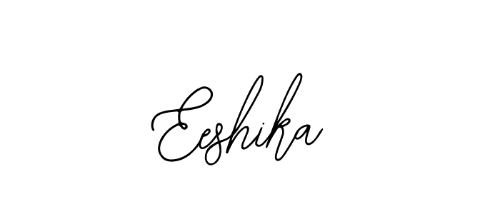Also we have Eeshika name is the best signature style. Create professional handwritten signature collection using Bearetta-2O07w autograph style. Eeshika signature style 12 images and pictures png