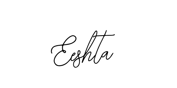 How to Draw Eeshta signature style? Bearetta-2O07w is a latest design signature styles for name Eeshta. Eeshta signature style 12 images and pictures png