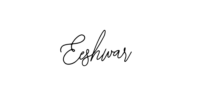 How to make Eeshwar name signature. Use Bearetta-2O07w style for creating short signs online. This is the latest handwritten sign. Eeshwar signature style 12 images and pictures png