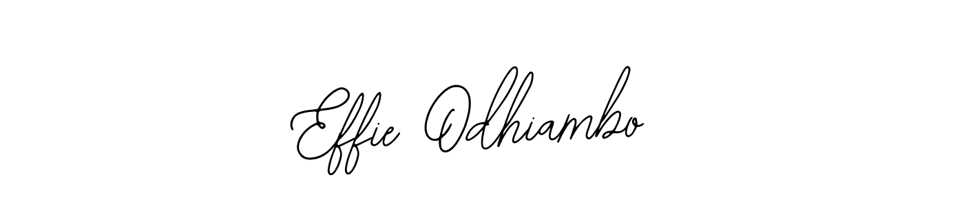 How to make Effie Odhiambo name signature. Use Bearetta-2O07w style for creating short signs online. This is the latest handwritten sign. Effie Odhiambo signature style 12 images and pictures png