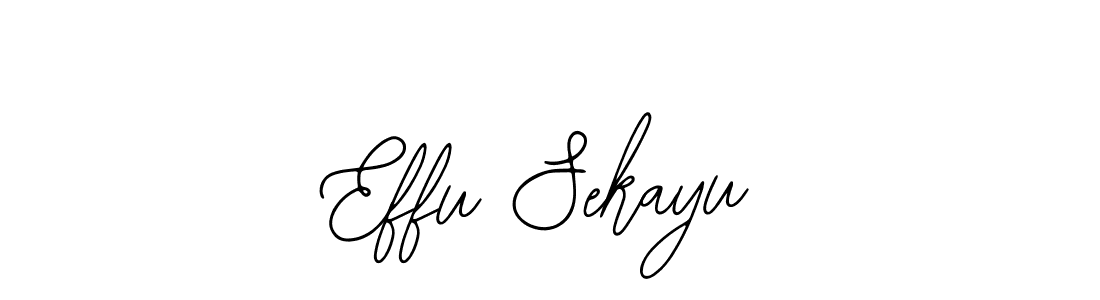 You should practise on your own different ways (Bearetta-2O07w) to write your name (Effu Sekayu) in signature. don't let someone else do it for you. Effu Sekayu signature style 12 images and pictures png
