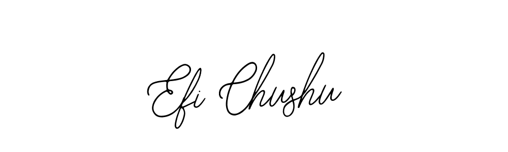 The best way (Bearetta-2O07w) to make a short signature is to pick only two or three words in your name. The name Efi Chushu include a total of six letters. For converting this name. Efi Chushu signature style 12 images and pictures png