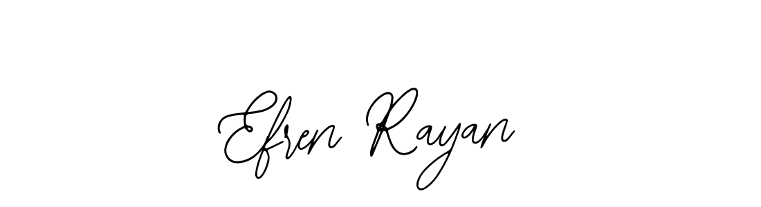 Use a signature maker to create a handwritten signature online. With this signature software, you can design (Bearetta-2O07w) your own signature for name Efren Rayan. Efren Rayan signature style 12 images and pictures png