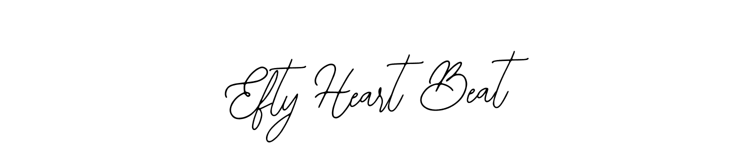 Make a beautiful signature design for name Efty Heart Beat. With this signature (Bearetta-2O07w) style, you can create a handwritten signature for free. Efty Heart Beat signature style 12 images and pictures png