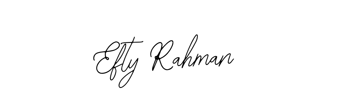 if you are searching for the best signature style for your name Efty Rahman. so please give up your signature search. here we have designed multiple signature styles  using Bearetta-2O07w. Efty Rahman signature style 12 images and pictures png