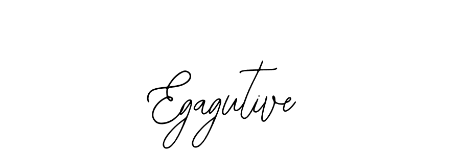 How to make Egagutive name signature. Use Bearetta-2O07w style for creating short signs online. This is the latest handwritten sign. Egagutive signature style 12 images and pictures png