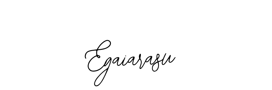 How to make Egaiarasu name signature. Use Bearetta-2O07w style for creating short signs online. This is the latest handwritten sign. Egaiarasu signature style 12 images and pictures png