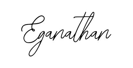 Enhance your business communications with Eganathan signature in Bearetta-2O07w lettering. Clean, modern, and universally compatible. Eganathan signature style 12 images and pictures png