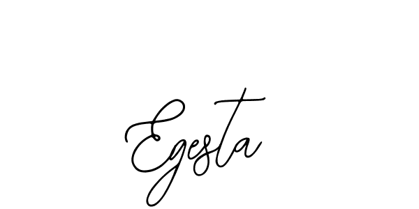 How to make Egesta name signature. Use Bearetta-2O07w style for creating short signs online. This is the latest handwritten sign. Egesta signature style 12 images and pictures png