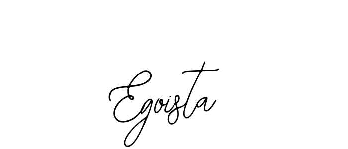 You should practise on your own different ways (Bearetta-2O07w) to write your name (Egoista) in signature. don't let someone else do it for you. Egoista signature style 12 images and pictures png