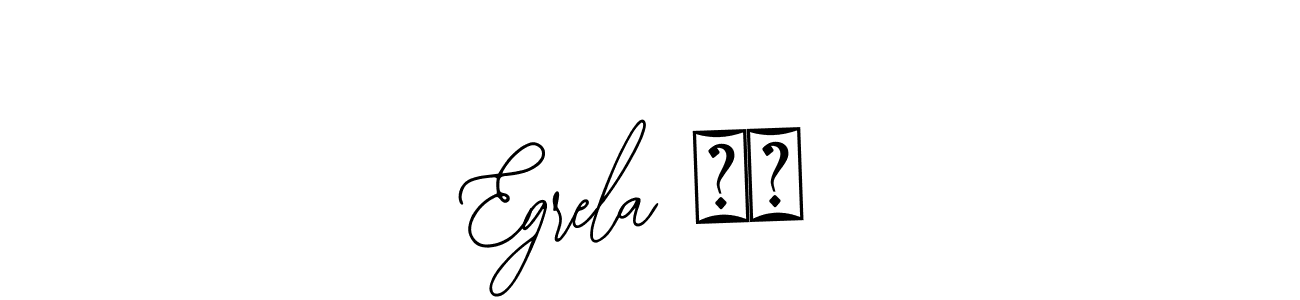 Use a signature maker to create a handwritten signature online. With this signature software, you can design (Bearetta-2O07w) your own signature for name Egrela ❤️. Egrela ❤️ signature style 12 images and pictures png