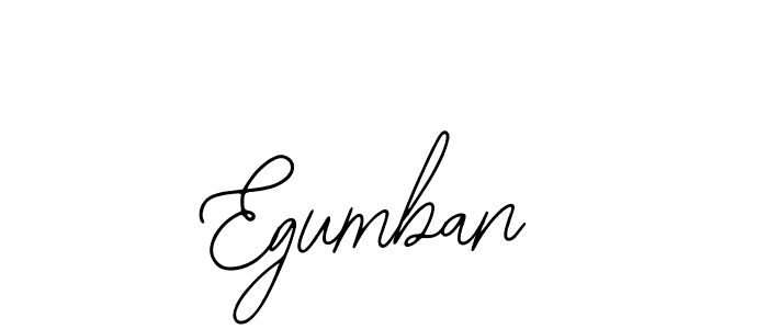 Make a beautiful signature design for name Egumban. With this signature (Bearetta-2O07w) style, you can create a handwritten signature for free. Egumban signature style 12 images and pictures png