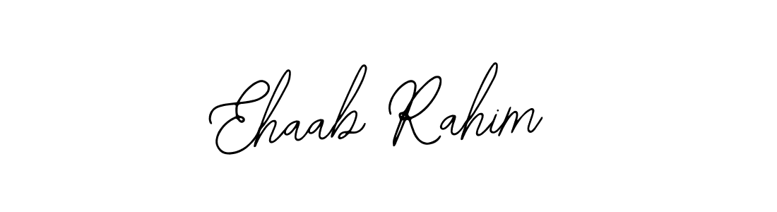 Design your own signature with our free online signature maker. With this signature software, you can create a handwritten (Bearetta-2O07w) signature for name Ehaab Rahim. Ehaab Rahim signature style 12 images and pictures png