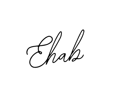 Also we have Ehab name is the best signature style. Create professional handwritten signature collection using Bearetta-2O07w autograph style. Ehab signature style 12 images and pictures png