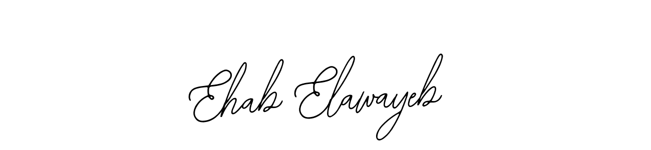 Similarly Bearetta-2O07w is the best handwritten signature design. Signature creator online .You can use it as an online autograph creator for name Ehab Elawayeb. Ehab Elawayeb signature style 12 images and pictures png