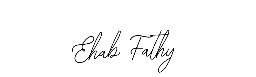 Use a signature maker to create a handwritten signature online. With this signature software, you can design (Bearetta-2O07w) your own signature for name Ehab Fathy. Ehab Fathy signature style 12 images and pictures png