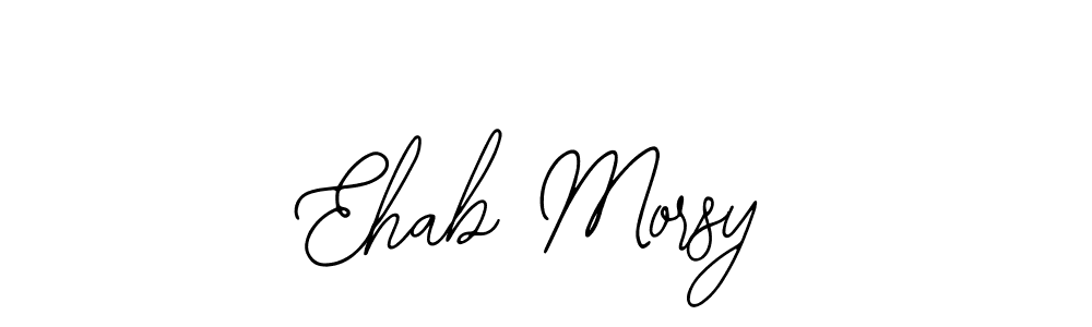 Make a short Ehab Morsy signature style. Manage your documents anywhere anytime using Bearetta-2O07w. Create and add eSignatures, submit forms, share and send files easily. Ehab Morsy signature style 12 images and pictures png