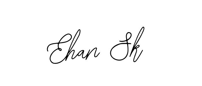 How to make Ehan Sk name signature. Use Bearetta-2O07w style for creating short signs online. This is the latest handwritten sign. Ehan Sk signature style 12 images and pictures png