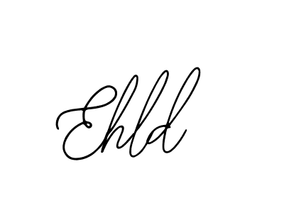 You should practise on your own different ways (Bearetta-2O07w) to write your name (Ehld) in signature. don't let someone else do it for you. Ehld signature style 12 images and pictures png