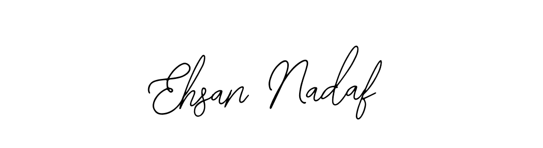 This is the best signature style for the Ehsan Nadaf name. Also you like these signature font (Bearetta-2O07w). Mix name signature. Ehsan Nadaf signature style 12 images and pictures png