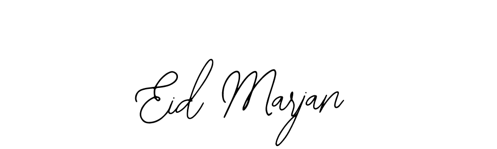 Make a beautiful signature design for name Eid Marjan. With this signature (Bearetta-2O07w) style, you can create a handwritten signature for free. Eid Marjan signature style 12 images and pictures png