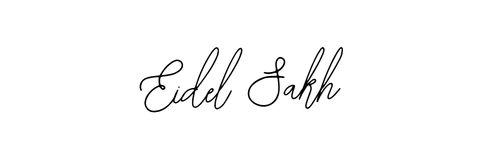 Create a beautiful signature design for name Eidel Sakh. With this signature (Bearetta-2O07w) fonts, you can make a handwritten signature for free. Eidel Sakh signature style 12 images and pictures png