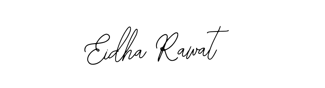 Also You can easily find your signature by using the search form. We will create Eidha Rawat name handwritten signature images for you free of cost using Bearetta-2O07w sign style. Eidha Rawat signature style 12 images and pictures png