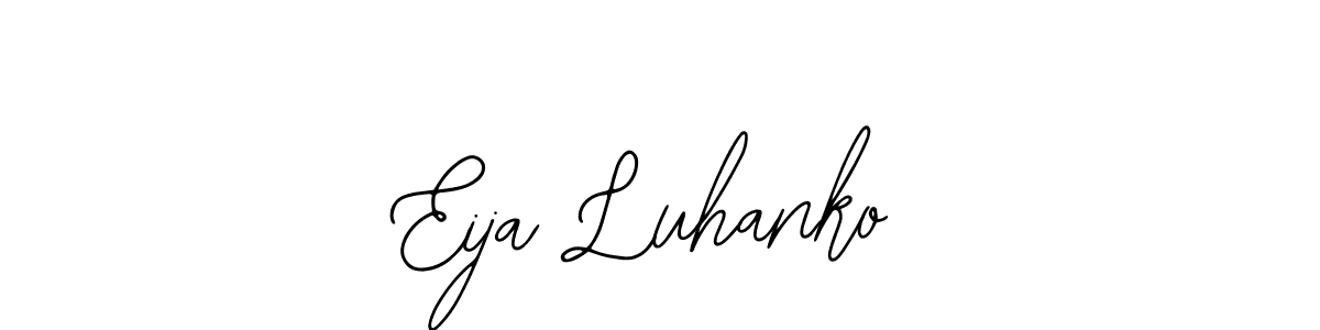 Design your own signature with our free online signature maker. With this signature software, you can create a handwritten (Bearetta-2O07w) signature for name Eija Luhanko. Eija Luhanko signature style 12 images and pictures png