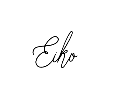 Use a signature maker to create a handwritten signature online. With this signature software, you can design (Bearetta-2O07w) your own signature for name Eiko. Eiko signature style 12 images and pictures png