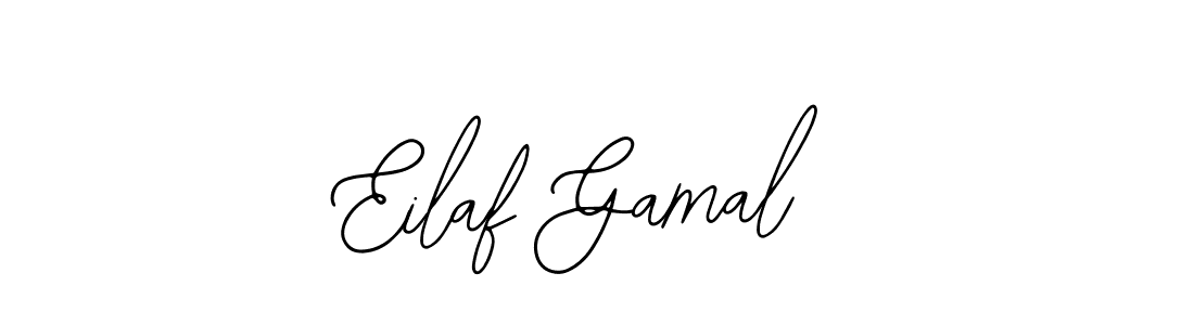 Use a signature maker to create a handwritten signature online. With this signature software, you can design (Bearetta-2O07w) your own signature for name Eilaf Gamal. Eilaf Gamal signature style 12 images and pictures png