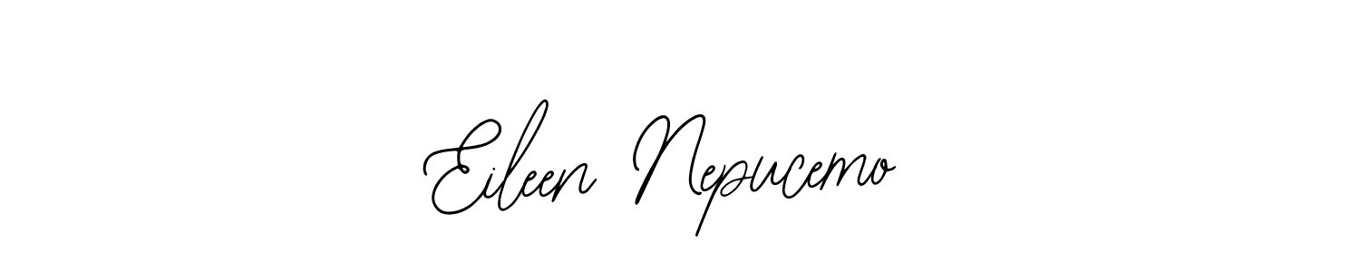 Design your own signature with our free online signature maker. With this signature software, you can create a handwritten (Bearetta-2O07w) signature for name Eileen Nepucemo. Eileen Nepucemo signature style 12 images and pictures png