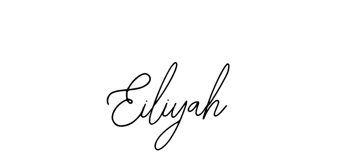 Use a signature maker to create a handwritten signature online. With this signature software, you can design (Bearetta-2O07w) your own signature for name Eiliyah. Eiliyah signature style 12 images and pictures png