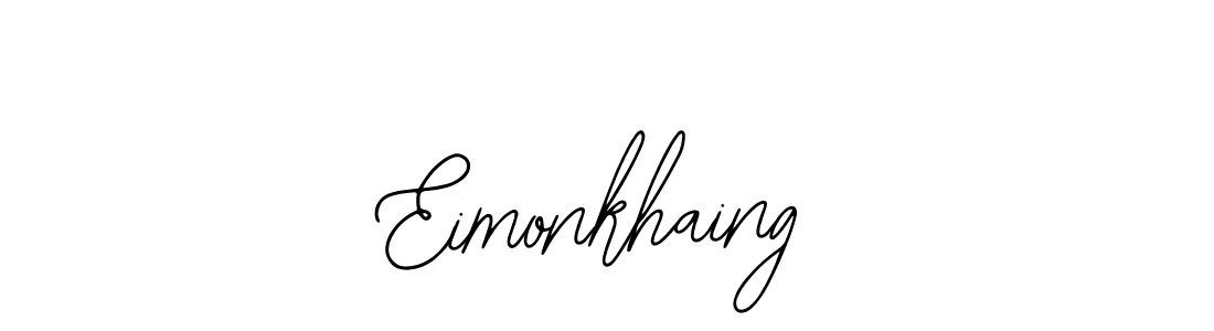 The best way (Bearetta-2O07w) to make a short signature is to pick only two or three words in your name. The name Eimonkhaing include a total of six letters. For converting this name. Eimonkhaing signature style 12 images and pictures png