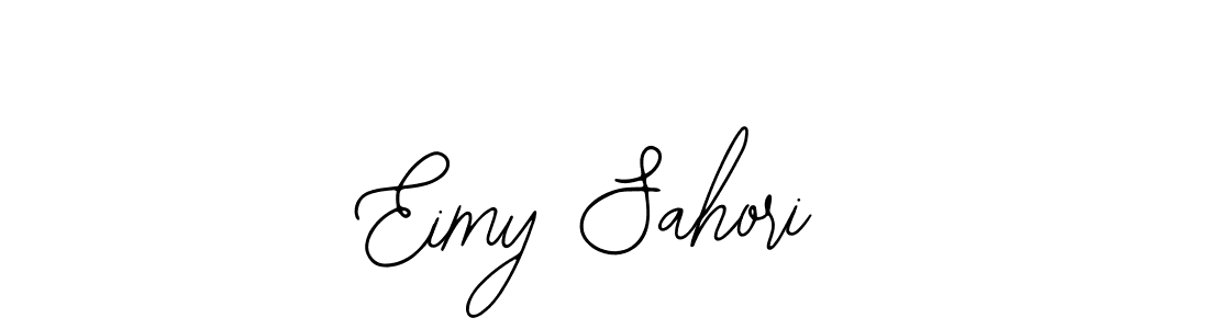 Use a signature maker to create a handwritten signature online. With this signature software, you can design (Bearetta-2O07w) your own signature for name Eimy Sahori. Eimy Sahori signature style 12 images and pictures png