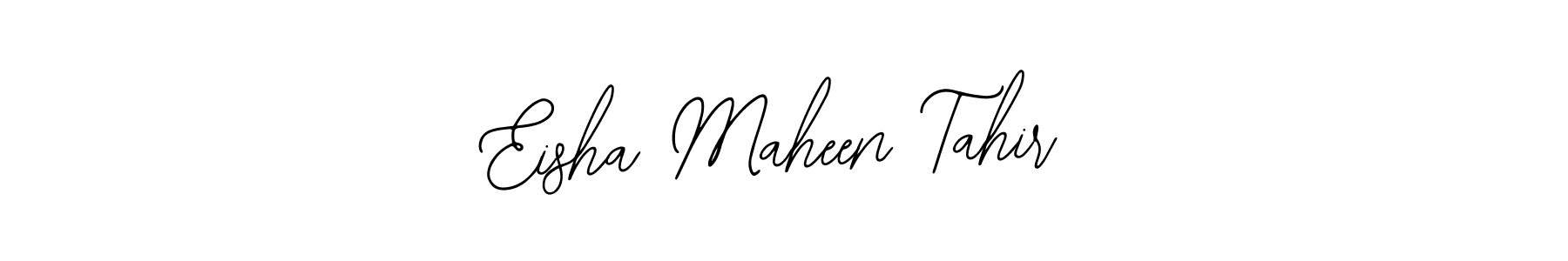 How to make Eisha Maheen Tahir name signature. Use Bearetta-2O07w style for creating short signs online. This is the latest handwritten sign. Eisha Maheen Tahir signature style 12 images and pictures png