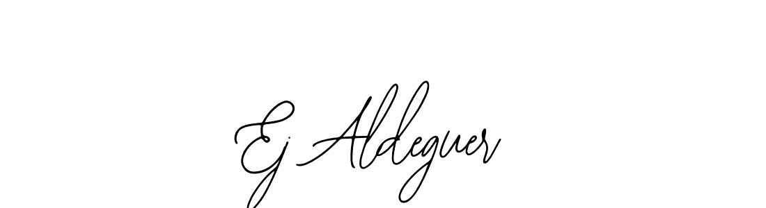 You should practise on your own different ways (Bearetta-2O07w) to write your name (Ej Aldeguer) in signature. don't let someone else do it for you. Ej Aldeguer signature style 12 images and pictures png
