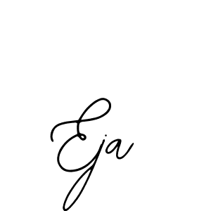 How to make Eja name signature. Use Bearetta-2O07w style for creating short signs online. This is the latest handwritten sign. Eja signature style 12 images and pictures png