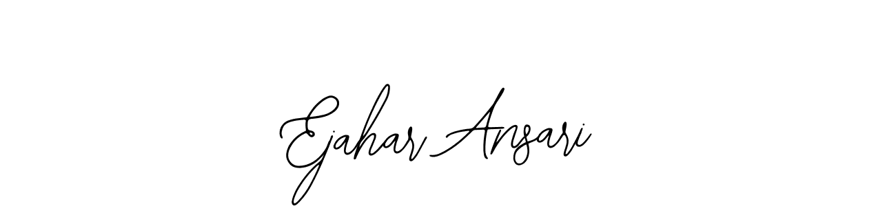 Create a beautiful signature design for name Ejahar Ansari. With this signature (Bearetta-2O07w) fonts, you can make a handwritten signature for free. Ejahar Ansari signature style 12 images and pictures png
