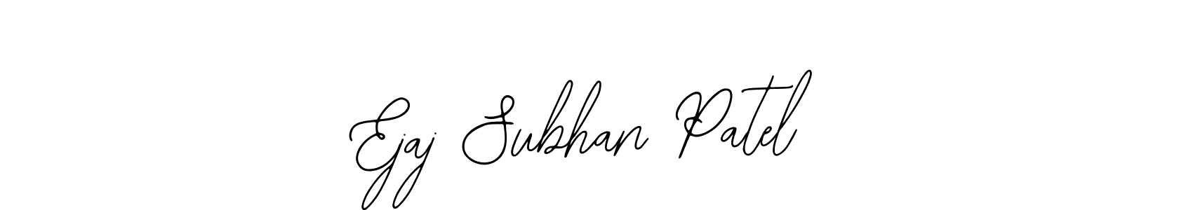 How to Draw Ejaj Subhan Patel signature style? Bearetta-2O07w is a latest design signature styles for name Ejaj Subhan Patel. Ejaj Subhan Patel signature style 12 images and pictures png