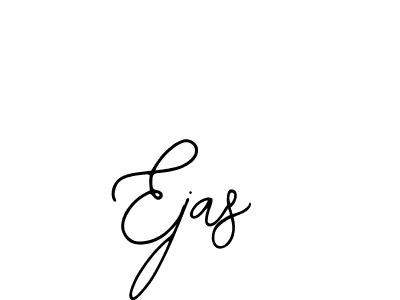 Use a signature maker to create a handwritten signature online. With this signature software, you can design (Bearetta-2O07w) your own signature for name Ejas. Ejas signature style 12 images and pictures png