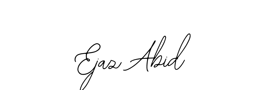 Similarly Bearetta-2O07w is the best handwritten signature design. Signature creator online .You can use it as an online autograph creator for name Ejaz Abid. Ejaz Abid signature style 12 images and pictures png