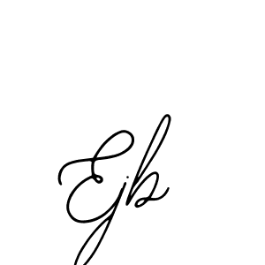 Design your own signature with our free online signature maker. With this signature software, you can create a handwritten (Bearetta-2O07w) signature for name Ejb. Ejb signature style 12 images and pictures png