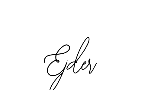 How to make Ejder name signature. Use Bearetta-2O07w style for creating short signs online. This is the latest handwritten sign. Ejder signature style 12 images and pictures png