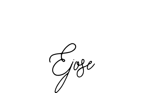 Use a signature maker to create a handwritten signature online. With this signature software, you can design (Bearetta-2O07w) your own signature for name Ejose. Ejose signature style 12 images and pictures png