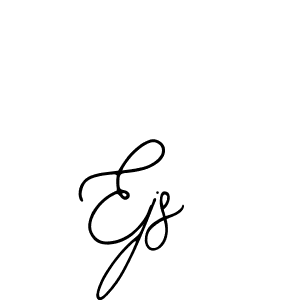 Design your own signature with our free online signature maker. With this signature software, you can create a handwritten (Bearetta-2O07w) signature for name Ejs. Ejs signature style 12 images and pictures png